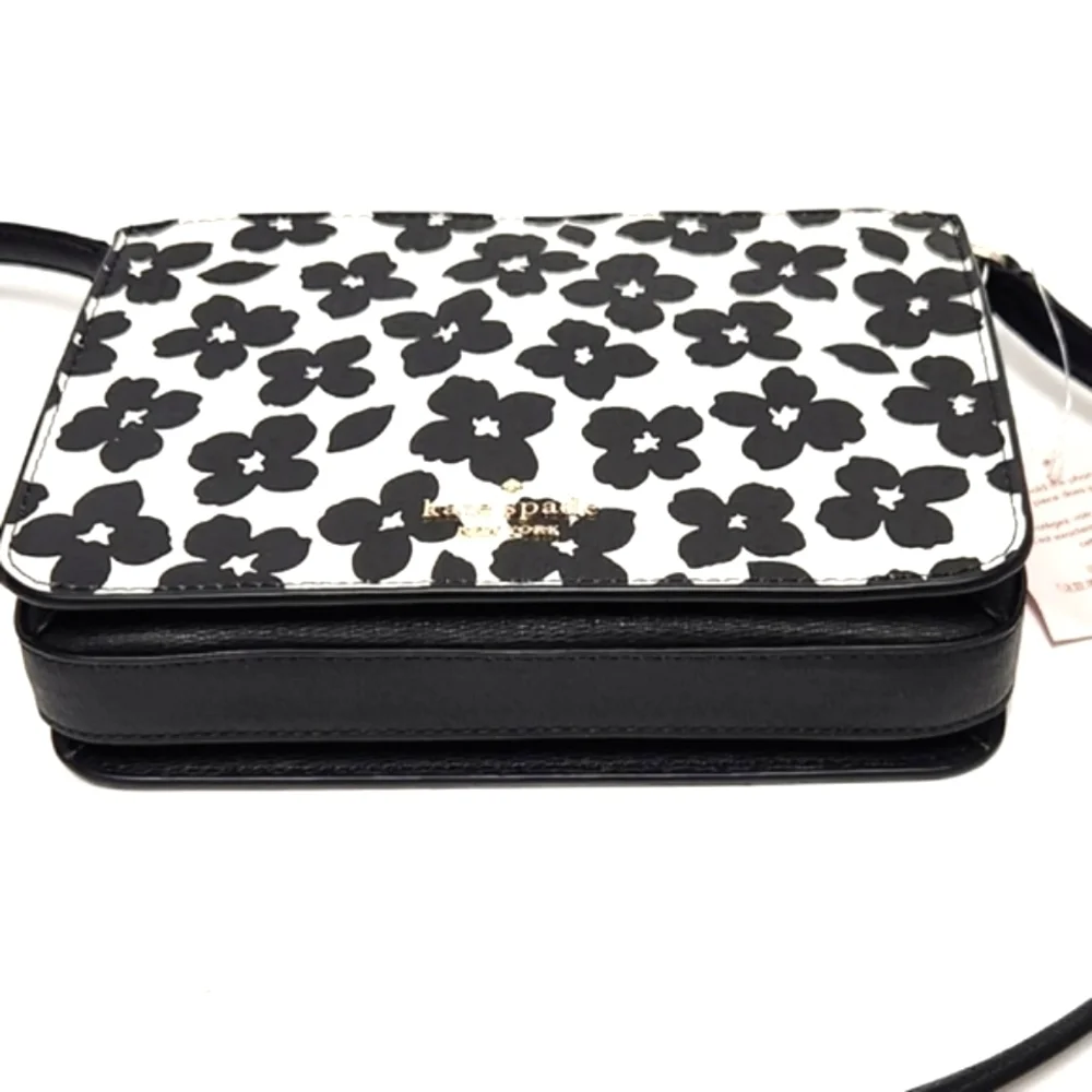New!Kate Spade Darcy Black‎ Multi Crossbody Bag